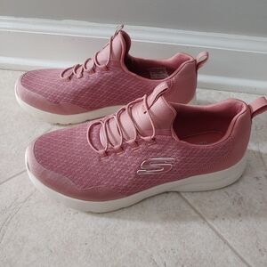Skechers Women Dynamight slip-on sneaker Rose 8W 